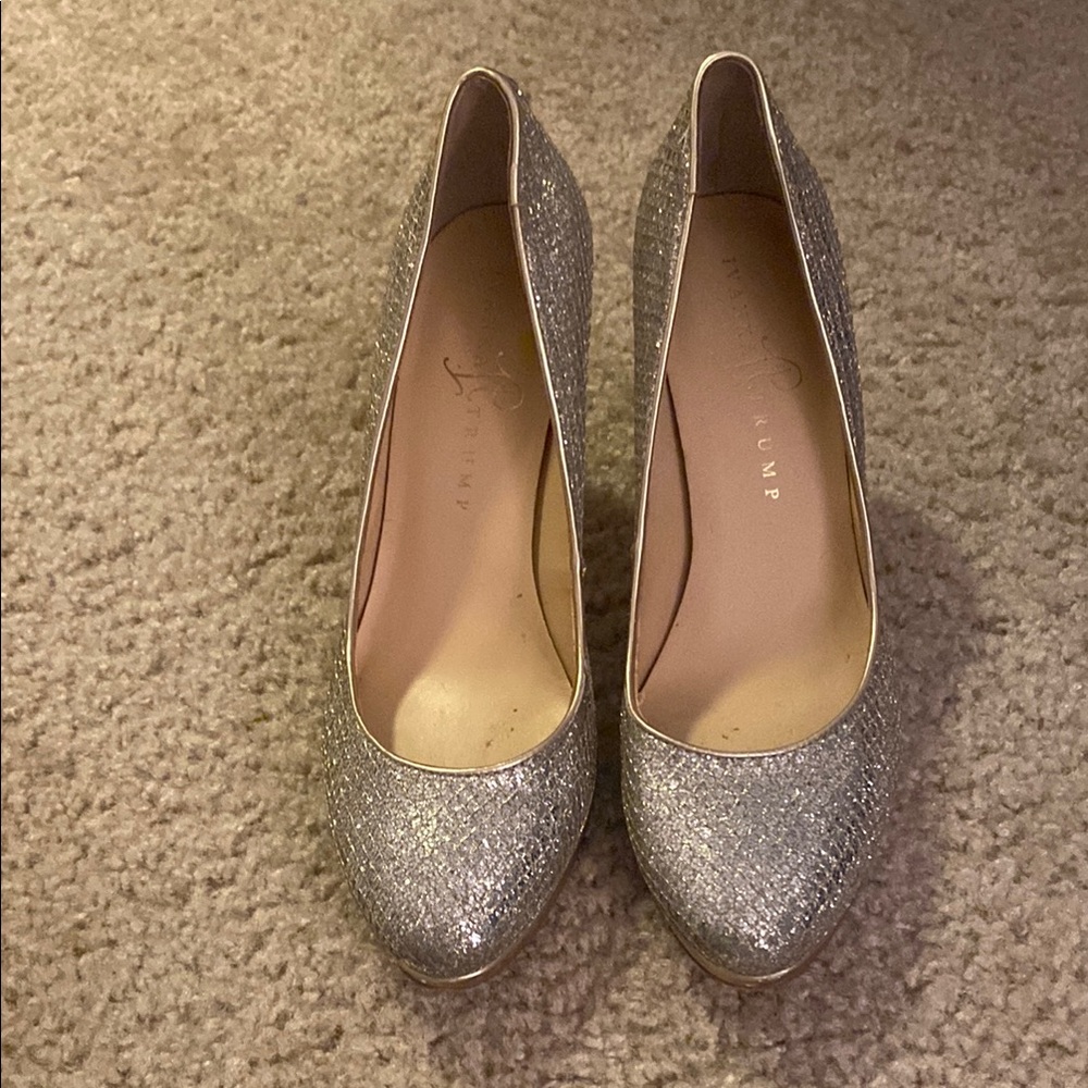 Sparkly Silver and Gold Stiletto Heels